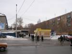 Торговый павильон на пересечении ул. Гоголя и ул. Мичурина в г. Новосибирске