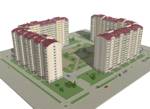 Эскизный проект жилого микрорайона "Возрождение" в г. Новосибирске